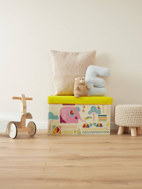 Coffre à jouets motif zoo, jusqu’à 80 kg Zoo 2 - vertbaudet enfant 