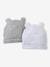 Lot de 2 bonnets naissance à oreilles d'ours bleu pâle + gris chiné+écru + beige 1 - vertbaudet enfant 
