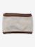 Ensemble Bonnet Péruvien Jacquard Ours Snood et Moufles beige chiné 4 - vertbaudet enfant 
