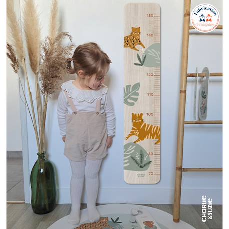 Toise en bois savana panthères Multicolo 3 - vertbaudet enfant 