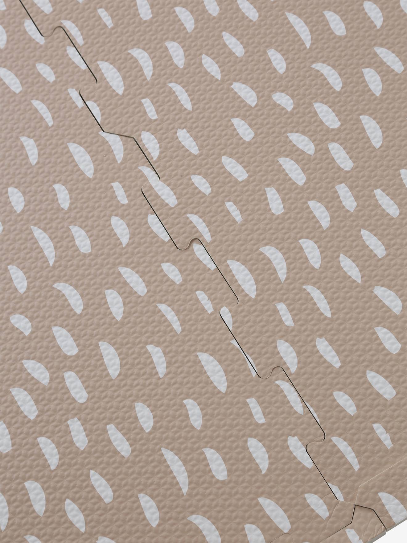 Tapis 9 Dalles En Mousse EVA Pour Enfants - Motif Pois, 60x60 Cm Par Dalle, Dès 10 Mois