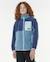 Sweat zippé en maille polaire Raw Energy block Fleece bleu 3 - vertbaudet enfant 