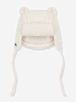 -Chapka bébé en fausse fourrure doublée sherpa