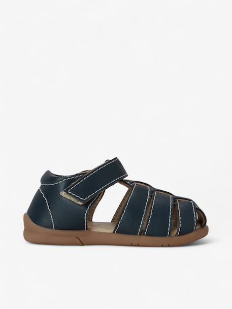 Sandales little gardener enfant en cuir vegan Brown+Dark brown+Green+Navy+Off white 18 - vertbaudet enfant 
