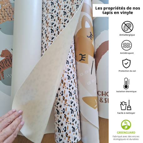 Tapis rond panthères Multicolo 2 - vertbaudet enfant 