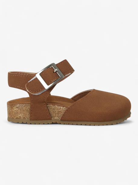 Sandales astrid enfant en cuir vegan Beige+Green+Light brown+Mustard+Purple+Red 13 - vertbaudet enfant 