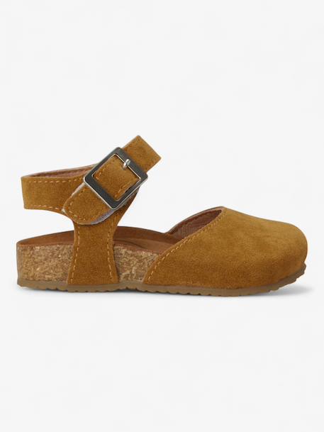 Sandales astrid enfant en cuir vegan Beige+Green+Light brown+Mustard+Purple+Red 19 - vertbaudet enfant 