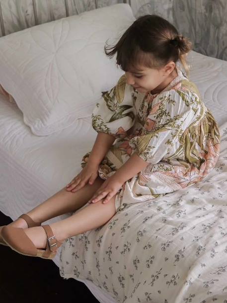 Sandales astrid enfant en cuir vegan Beige+Green+Light brown+Mustard+Purple+Red 18 - vertbaudet enfant 