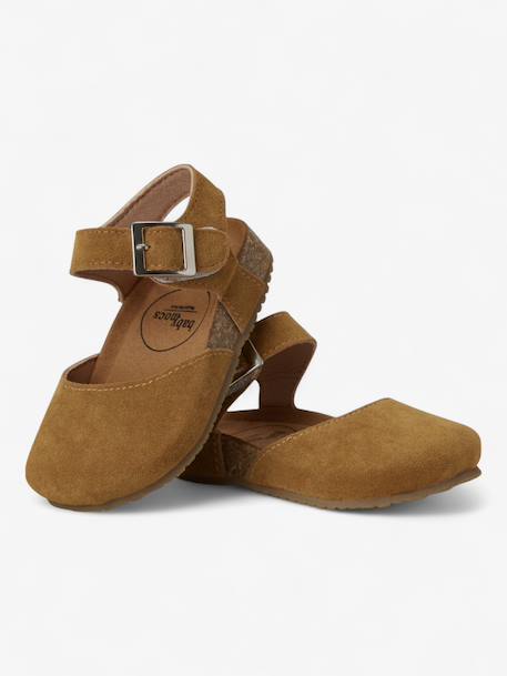 Sandales astrid enfant en cuir vegan Beige+Green+Light brown+Mustard+Purple+Red 20 - vertbaudet enfant 