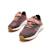 Sneakers filles textile lacets- fermeture adhésive Noir rose+Rose clair 7 - vertbaudet enfant 