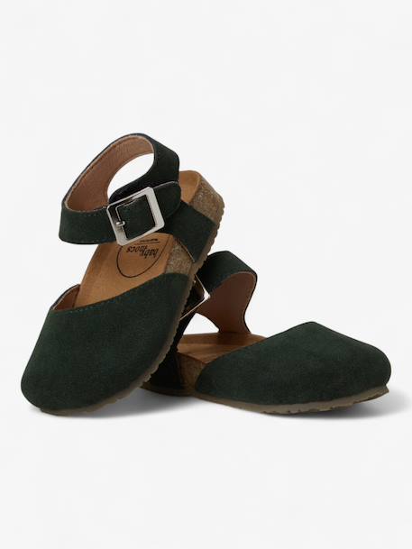Sandales astrid enfant en cuir vegan Beige+Green+Light brown+Mustard+Purple+Red 8 - vertbaudet enfant 