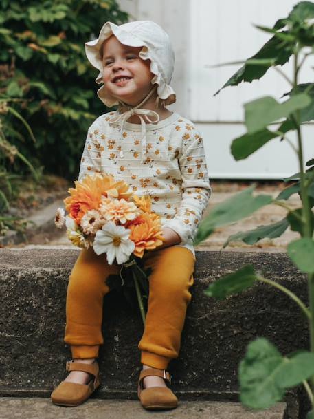 Sandales astrid enfant en cuir vegan Beige+Green+Light brown+Mustard+Purple+Red 23 - vertbaudet enfant 