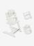 Tripp Trapp pack chaise + babyset beige+blanc+gris 3 - vertbaudet enfant 