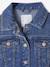 Veste jean fille personnalisable bleu clair+bleu moyen 9 - vertbaudet enfant 