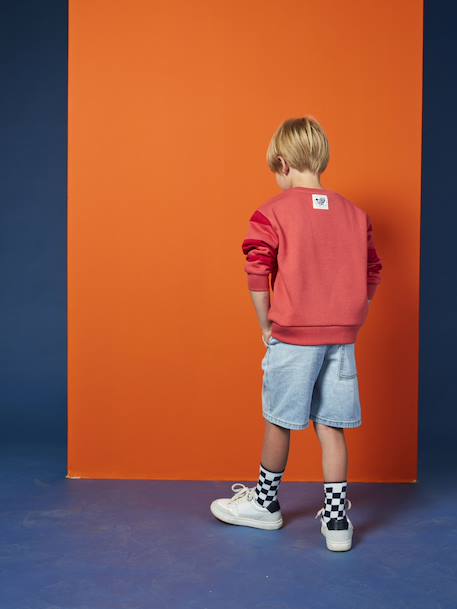 Sweat Skateboard garçon rouge 8 - vertbaudet enfant 