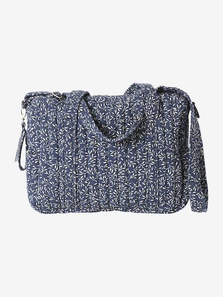 Sac à langer en gaze de coton JOIOSA beige imprimé+bleu nuit+bronze+écru 9 - vertbaudet enfant 