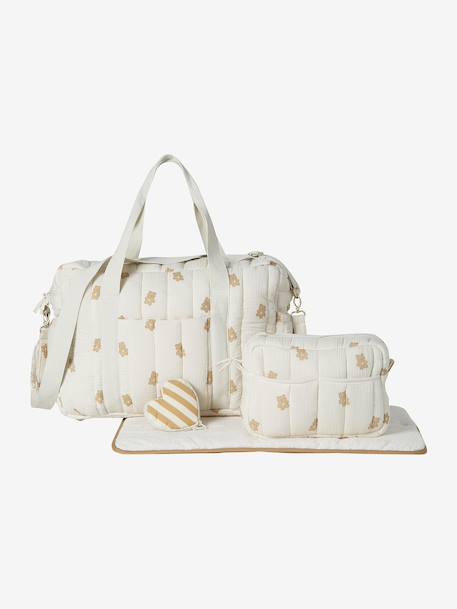 Sac à langer COLINA gaze de coton Nuages+Teddy 12 - vertbaudet enfant 