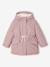Parka fille à capuche 3 en 1 parka + veste matelassée bois de rose+marine 7 - vertbaudet enfant 