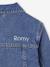 Veste jean fille personnalisable bleu clair+bleu moyen 10 - vertbaudet enfant 
