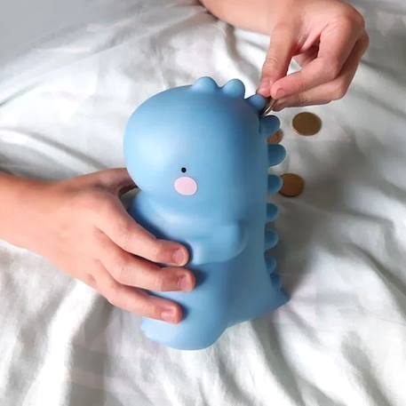 Tirelire enfant dinosaure Dinosaure, bleu 6 - vertbaudet enfant 