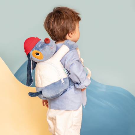 Sac à dos doux jules Bleu, blanc, rouge 6 - vertbaudet enfant 
