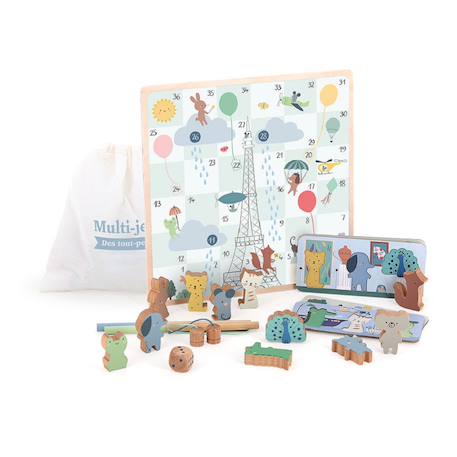 Coffret multi-jeux des tout-petits sarah betz Beige 2 - vertbaudet enfant 