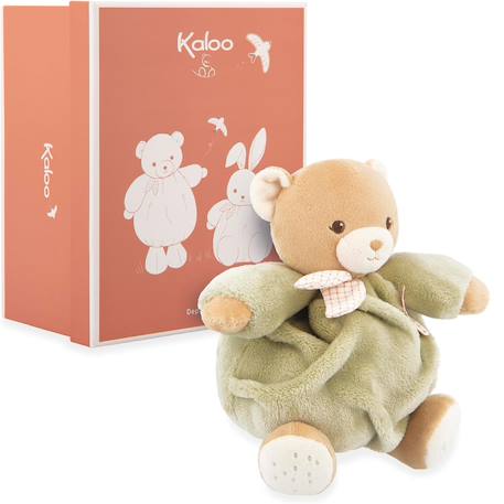 Peluche ours patapouf 17 cm Vert 1 - vertbaudet enfant 