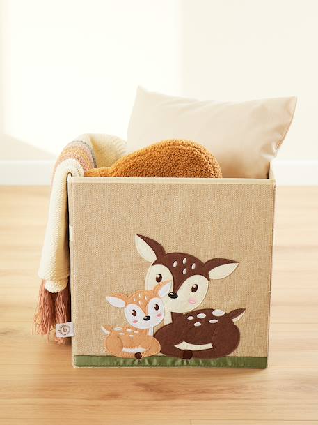Boîte de rangement pliable - motif chevruils Chevruils 2 - vertbaudet enfant 