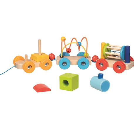 Train d'éveil en bois rio Bleu 2 - vertbaudet enfant 