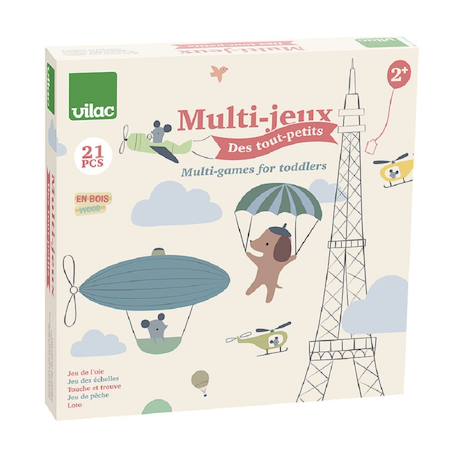 Coffret multi-jeux des tout-petits sarah betz Beige 5 - vertbaudet enfant 