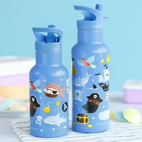 Gourde isotherme pirates (350 ml) Bleu, noir, jaune 6 - vertbaudet enfant 