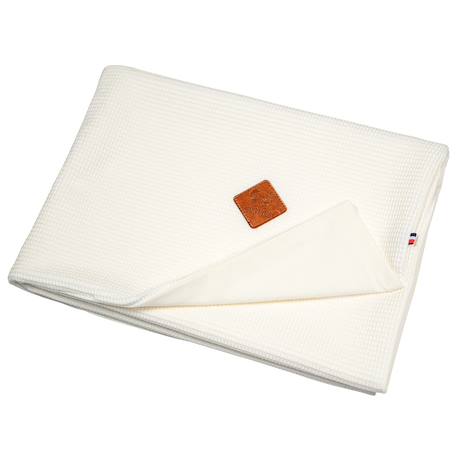 Couverture été en coton nid d'abeille Beige+Bleu+Écru+Rose 7 - vertbaudet enfant 