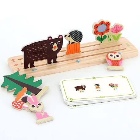 Jeu de logique en bois la forêt Beige 5 - vertbaudet enfant 