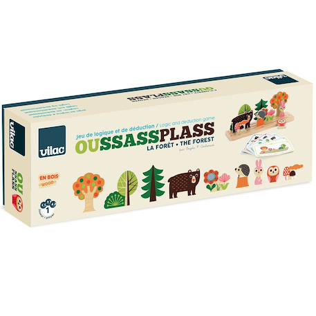 Jeu de logique en bois la forêt Beige 6 - vertbaudet enfant 