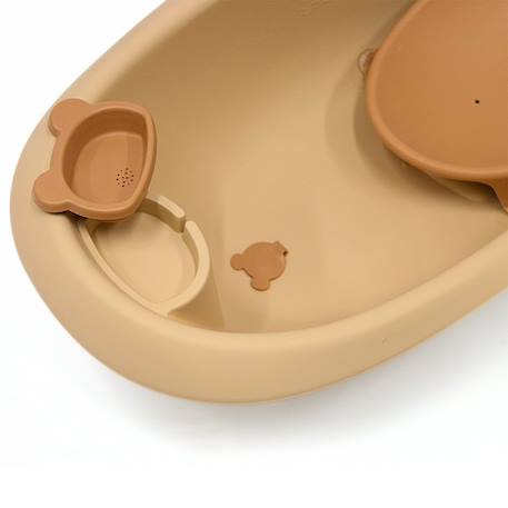 Baignoire bébé ourson Gris+Terracotta+Vert 10 - vertbaudet enfant 