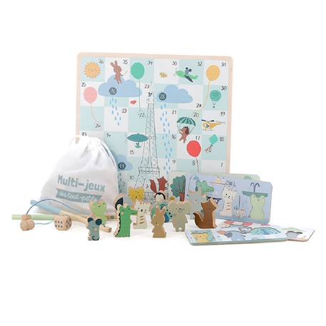 Coffret multi-jeux des tout-petits sarah betz Beige 1 - vertbaudet enfant 