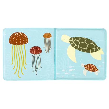Livre de bain pour enfant les amis de l'océan Bleu 3 - vertbaudet enfant 