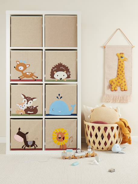 Boîte de rangement pliable - motif chevruils Chevruils 3 - vertbaudet enfant 