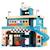Garage en bois vintage vilacity Bleu 3 - vertbaudet enfant 