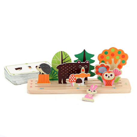 Jeu de logique en bois la forêt Beige 3 - vertbaudet enfant 