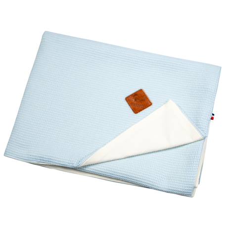 Couverture été en coton nid d'abeille Beige+Bleu+Écru+Rose 4 - vertbaudet enfant 