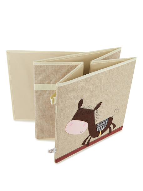 Boîte de rangement pliable - motif âne Âne 6 - vertbaudet enfant 