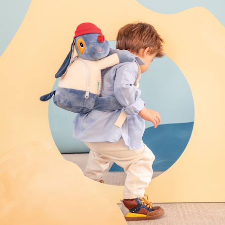Sac à dos doux jules Bleu, blanc, rouge 5 - vertbaudet enfant 