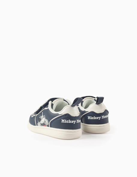 Baskets avec fermeture à scratch mickey Bleu foncé 3 - vertbaudet enfant 