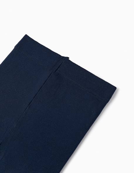 Lot de 2 paires de collants en microfibre 40 den Bleu foncé 2 - vertbaudet enfant 