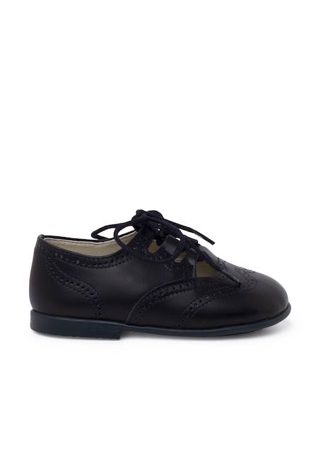 Chaussures anglaises en cuir Beige+Blanc+Bleu marine+Bleu moyen+Bordeaux+Camel+Marron 13 - vertbaudet enfant 