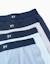 Pack 4 boxers unis Multicolore 3 - vertbaudet enfant 