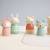 Figurines famille de lapin Rose, vert, blanc 5 - vertbaudet enfant 