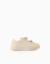 Baskets avec texture et nœuds Beige 1 - vertbaudet enfant 