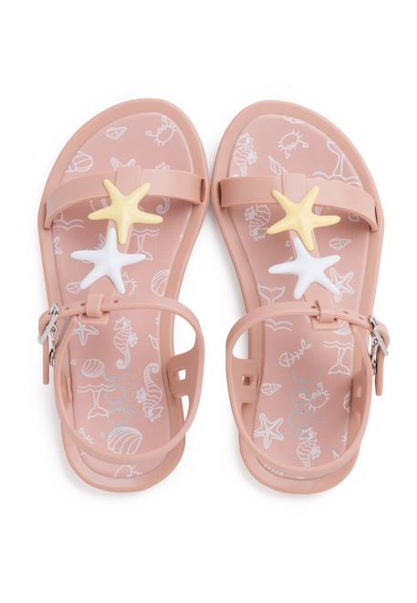 Sandales plage étoiles couleurs pastel Mauve+Menthe+Rose perle 14 - vertbaudet enfant 